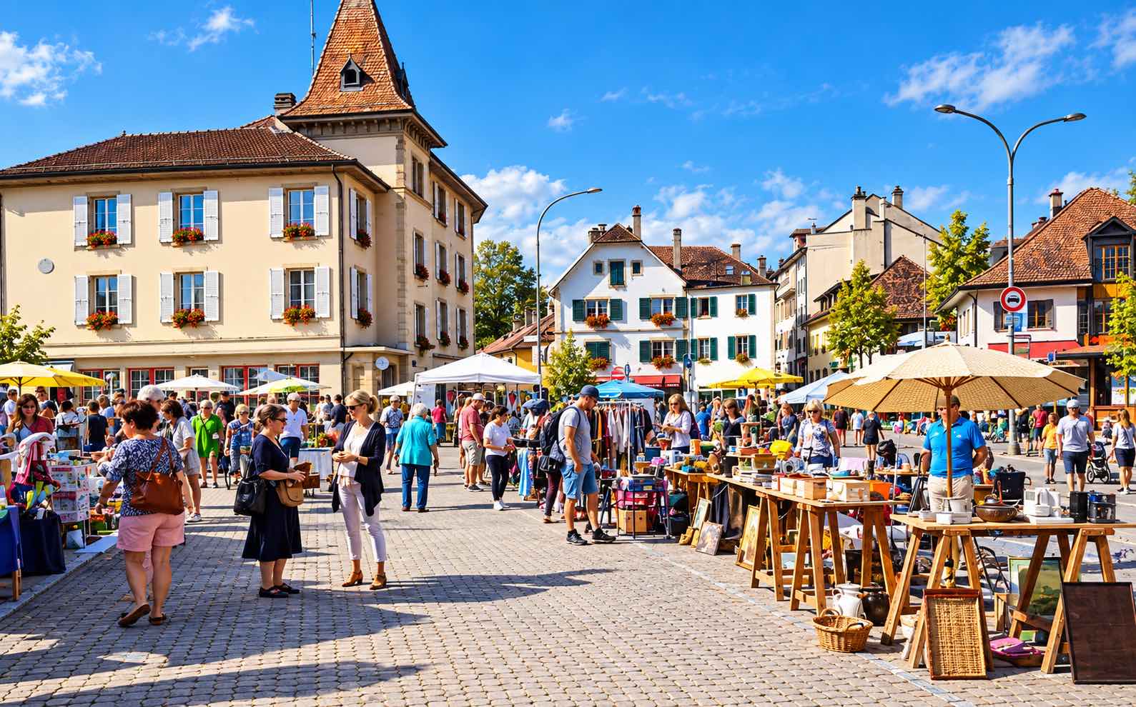 Vide-Galetas sur la Place du Château à Grandson