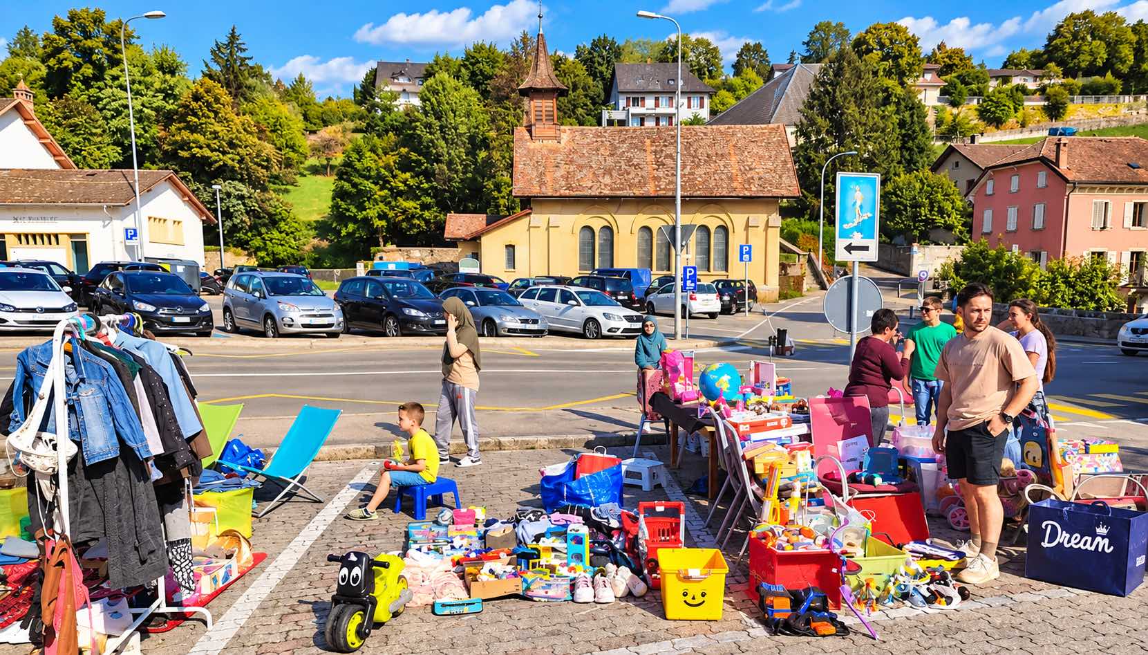 Vente et animations au Vide-Galetas de Grandson